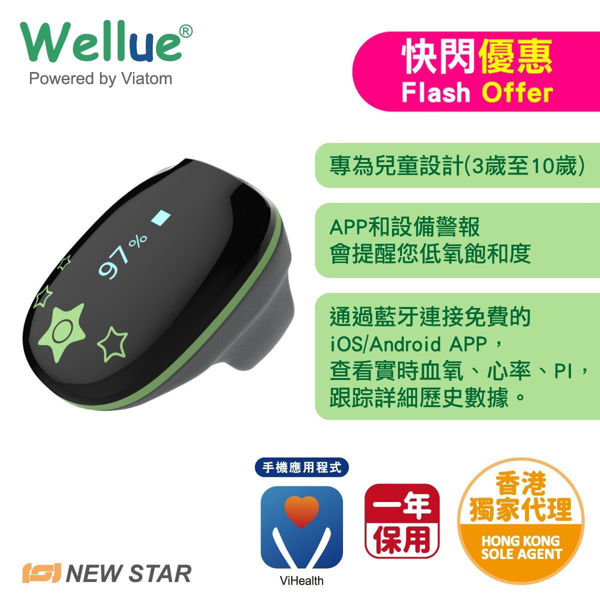 Picture of Wellue - KidsO2™ Wearable Oxygen Monitor